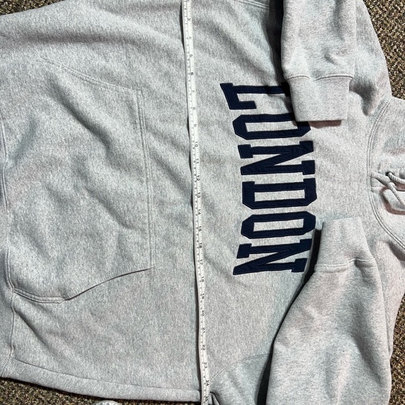 John Galt Christy London Oversize Hoodie, 1SZ, Gray - Picture 6 of 8